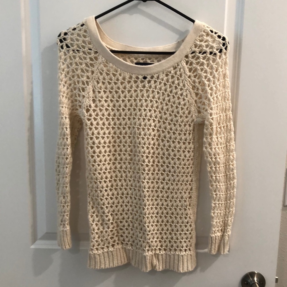 American Eagle Beige Knitted Sweater, size XS